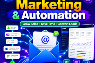 setup mailchimp, klaviyo, or activecampaign automation