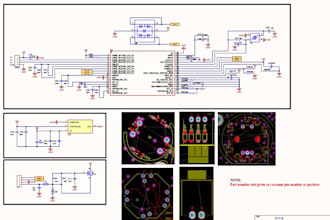 design your pcb boards in proteus, pcb layout ,  schematic to pcb layout