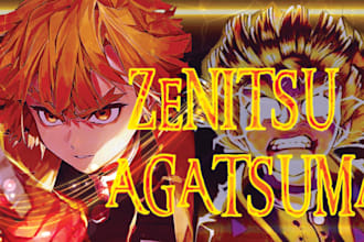 design attractive social media, anime and custom thumbnail