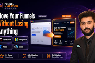 migrate funnels to clickfunnels 2 0 and rebuild landing pages