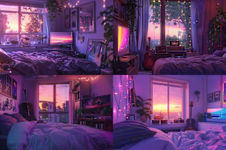 draw your idea in my aesthetic lofi style with ai