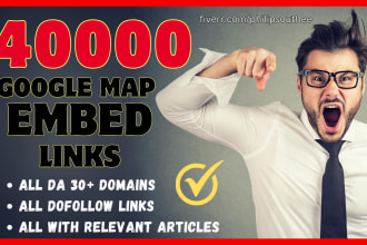 boost gmb ranking optimize google maps local SEO on 40,000 high da blogs