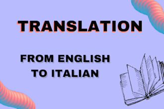 translate your novel from english to italian