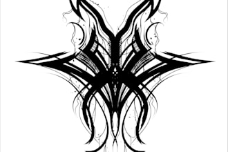 do your tattoo minimalis design in my art style