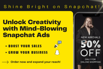 do unique snapchat ads, customized videos and images