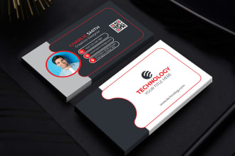 create minimalist luxury business card design within 24h