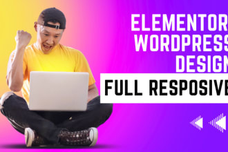 wordpress web design with elementor
