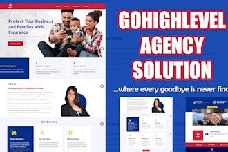 design gohighlevel landing page, ghl sales funnel and saas setup