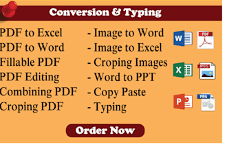 covert PDF to excel and vice versa