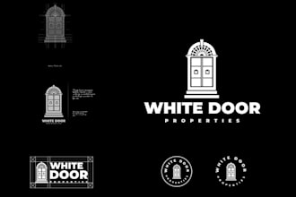 design a door logo with copyright