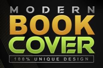 do modern and creative book cover, ebook cover, kindle cover