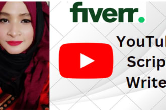 do video script writing for your youtube channel