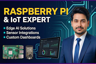 develop custom raspberry pi, iot and edge ai projects