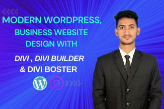 build you multi advance wordpress website with divi and divi builder