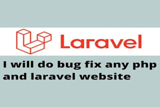 bug fixing in laravel projects