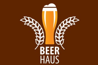 do modern high quality beer logo with unlimited revision