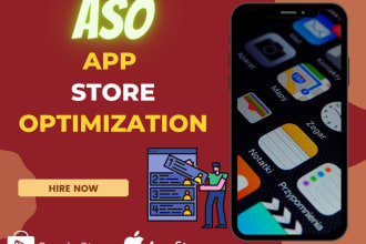 do app store optimization aso, for play store and app store