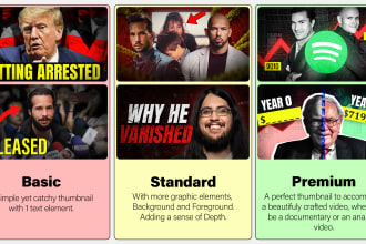 create a super attractive youtube thumbnail