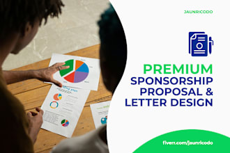 offer premium sponsorship proposal design or sponsorship letter design