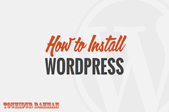 install Wordpress and Theme