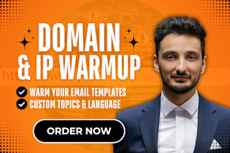 boost domain IP reputation, warmup with your templates