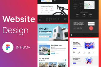 create a responsive website design in figma