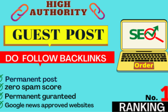publish guest post, guest posting on a da 80 for google site