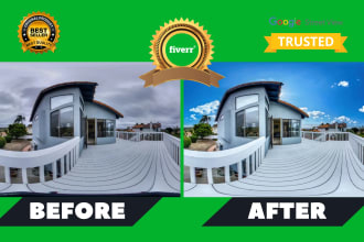 stitch and edit real estate 360 panorama images