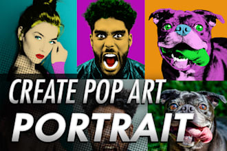 create a pop art portrait