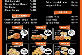 do restaurant menus, drink menu, menu board