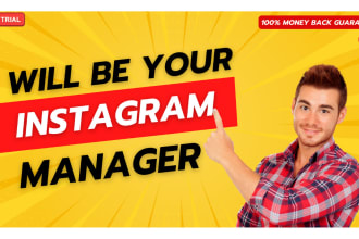 be your instagram manager for posting, content, and growth