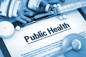 write professional public health articles and blogs