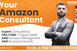 be your amazon fba consultant and virtual assistant