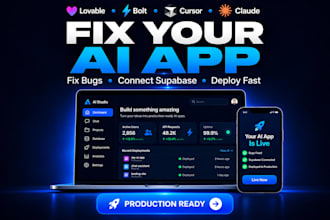 fix and deploy ai apps built with lovable bolt cursor or claude