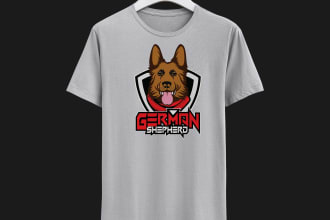 do custom t shirt design, merchandise, illustration and logo design
