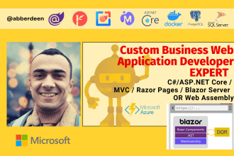build your custom web app using blazor radzen or mudblazor