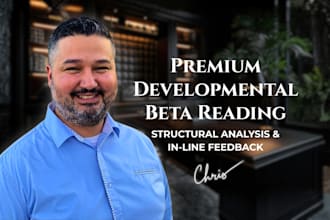 beta read and provide feedback on your story or novel
