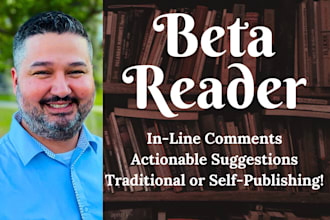 beta read and provide feedback on your story or novel