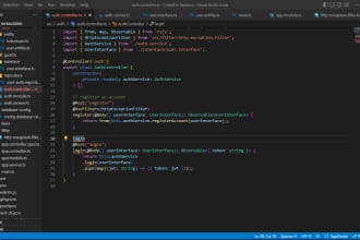 create login and register API using express, nestjs, and postgre