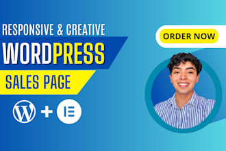 design a high conversion sales page in wordpress
