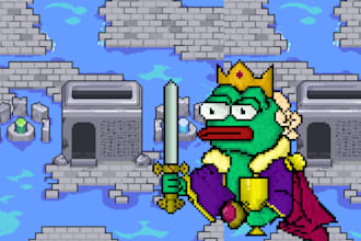 create anything pixel art items and character