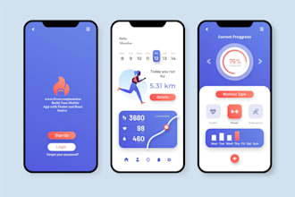 develop mobile app with react native and flutter