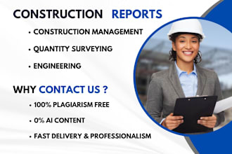 excellently do construction management research, reports and articles