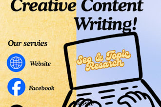 do professional content writing for your website