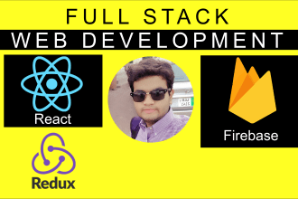 develop react js redux firebase web app