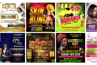 design professional flyer, social media cover and banner