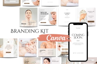 create editable instagram branding kit on canva