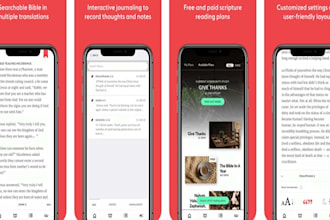 develop a church app, bible app ,quran app, meditation app