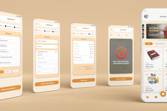 design awesome, amazing mobile app UI UX with mockup design