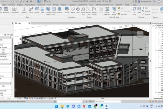 create revit architecture models with drawings